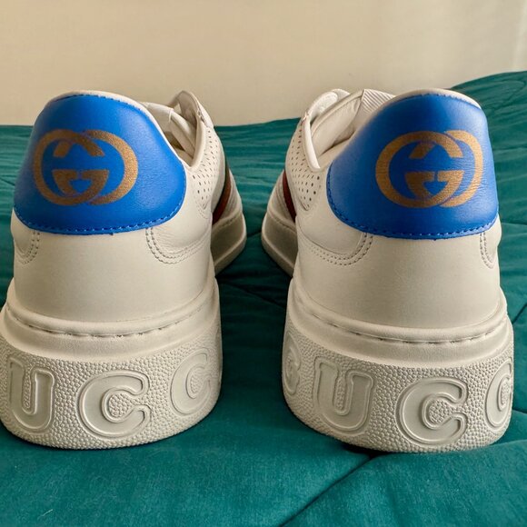 Gucci Chunky GG Web Sneaker 'White Blue' - Picture 7 of 9